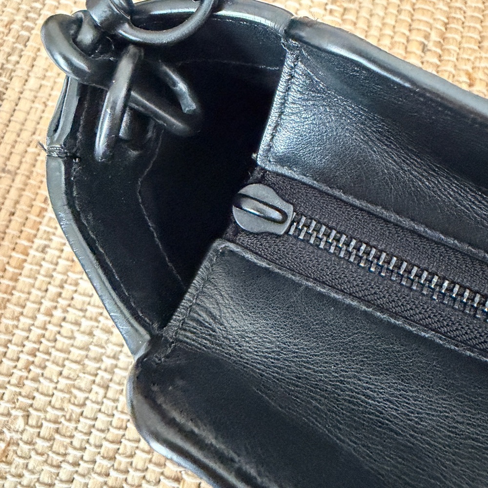 Coach Black Carryall Black Bubbled Pebbled Leather Satchel Handbag - Picture 16 of 16